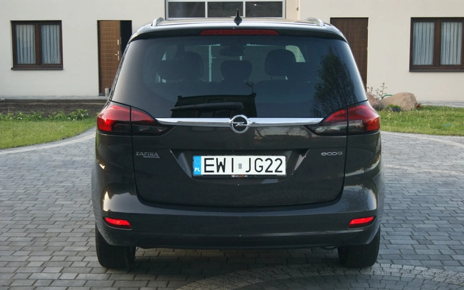 Opel Zafira cena 33900 przebieg: 221000, rok produkcji 2013 z Rybnik małe 106